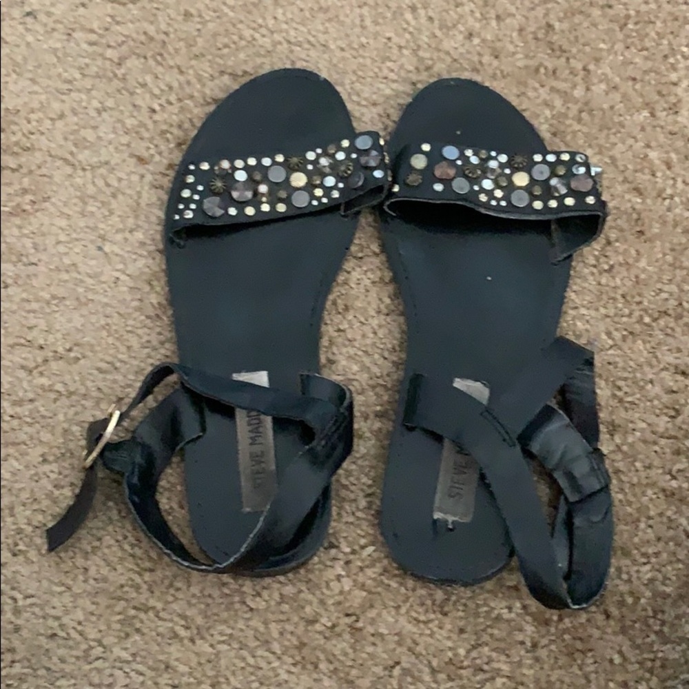 Black Studded sandals